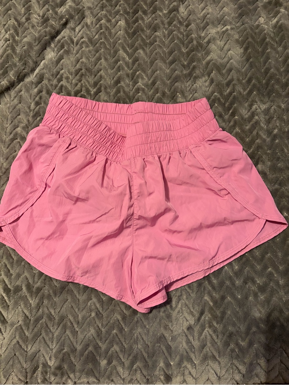 Girls Pink Athletic Shorts Built in Underwear size 10 *** RUNS SMALL *** fit 6-8